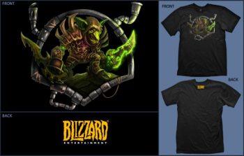 Camiseta Jinx WOW Goblin Black - Talla XL